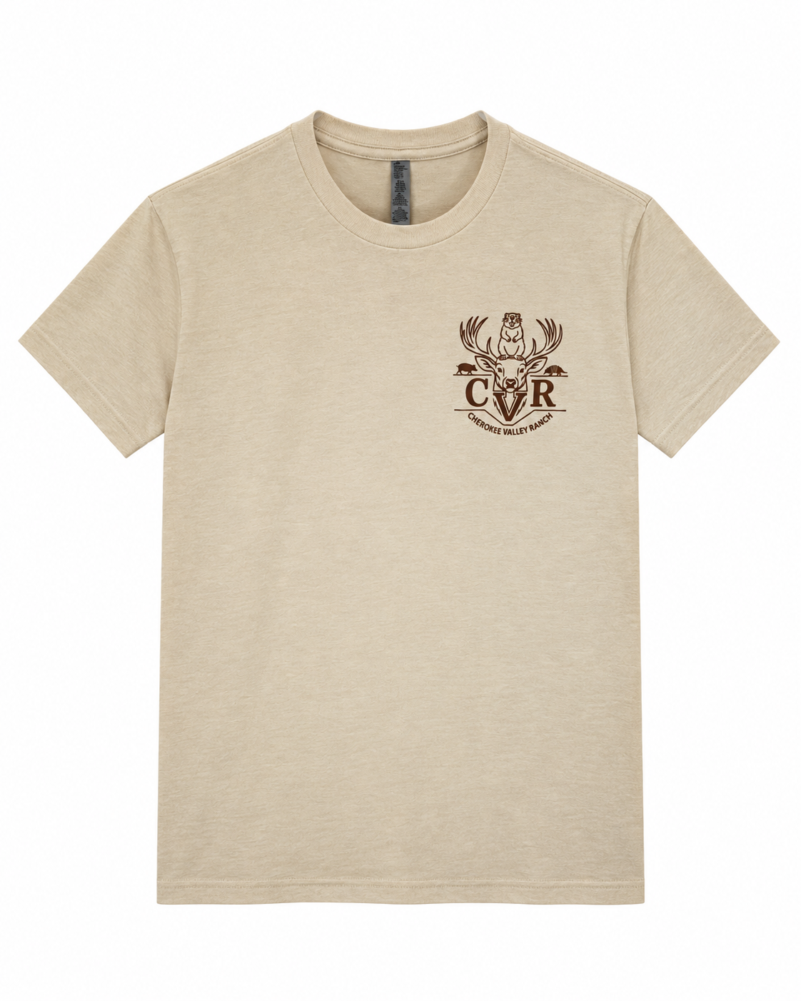 "Poker Night" Cream Tee