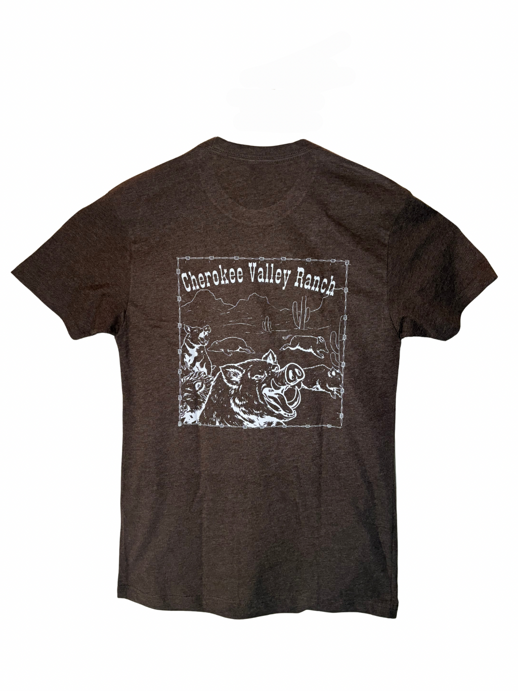 "Hog Hunting" Brown Tee