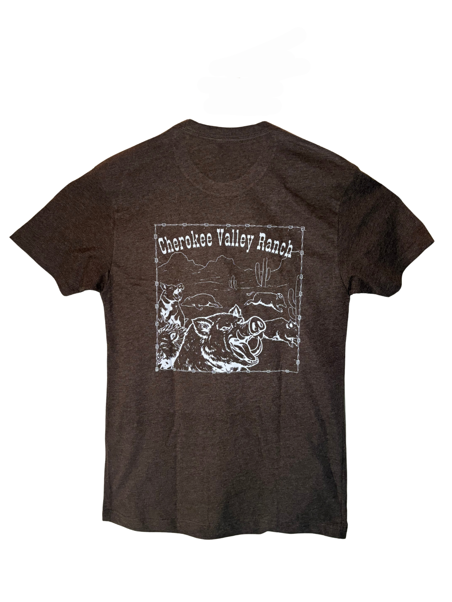 "Hog Hunting" Brown Tee