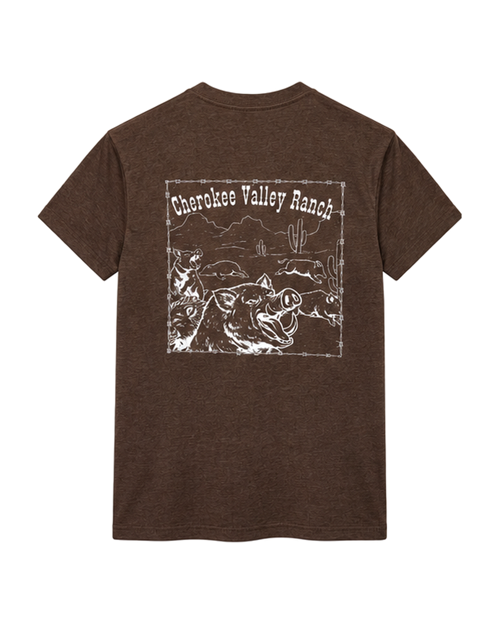 "Hog Hunter" Brown Tee